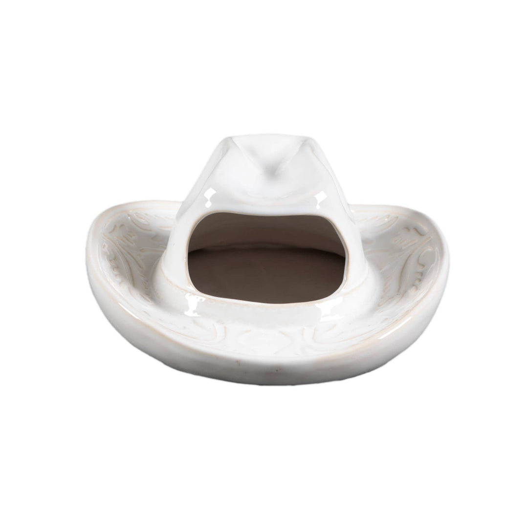 Ceramic Cowboy Hat Hanging Vase