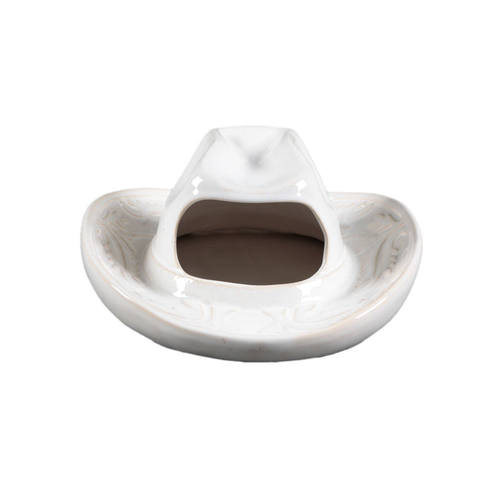 Ceramic Cowboy Hat Hanging Vase