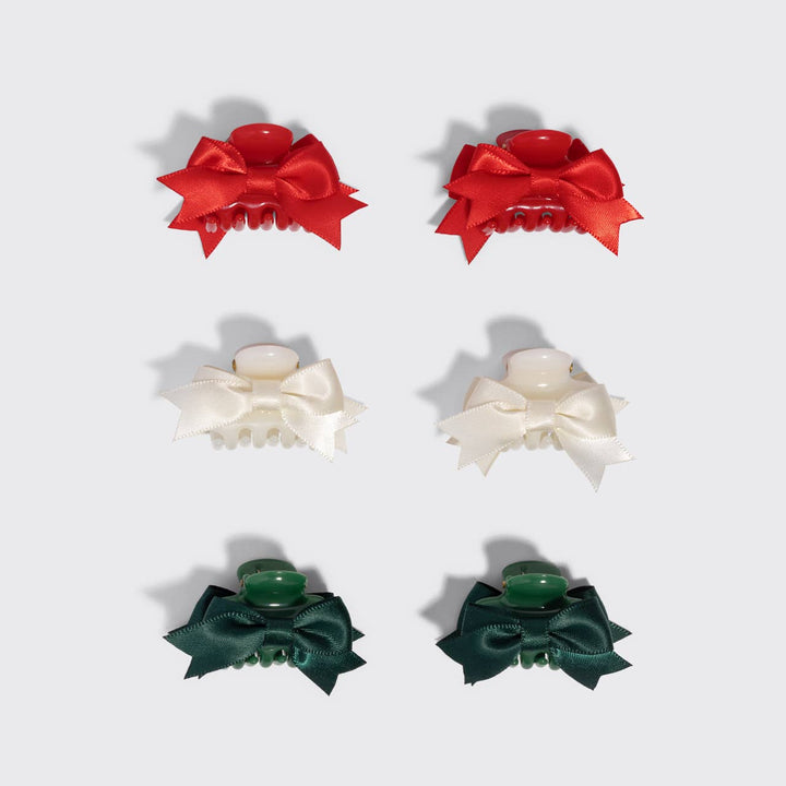 Mini Claw Clips Holiday