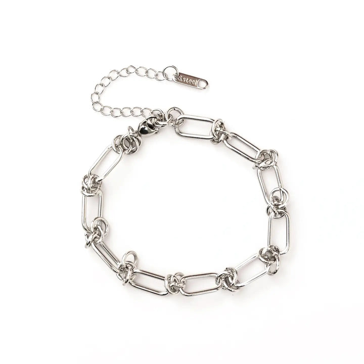 18K Stainless steel Barbed Wire Chain Bracelet
