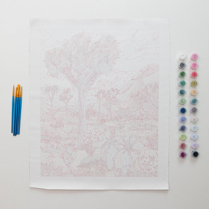 Joshua Tree by Day - Paint by Numbers Deluxe