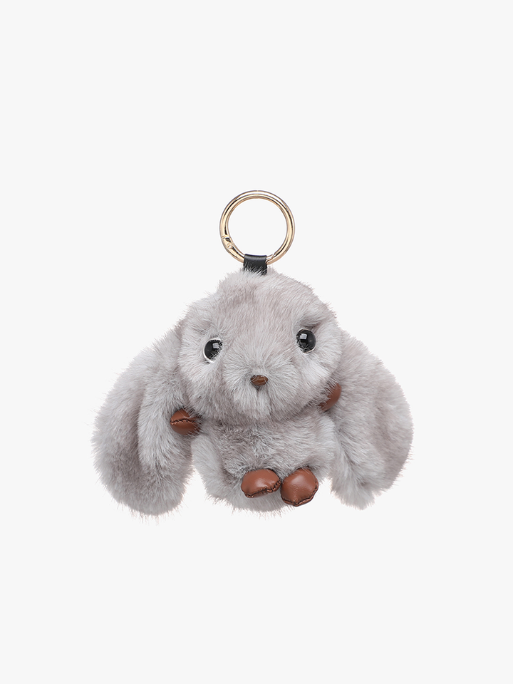 Faux Fur Bunny Bag Charm