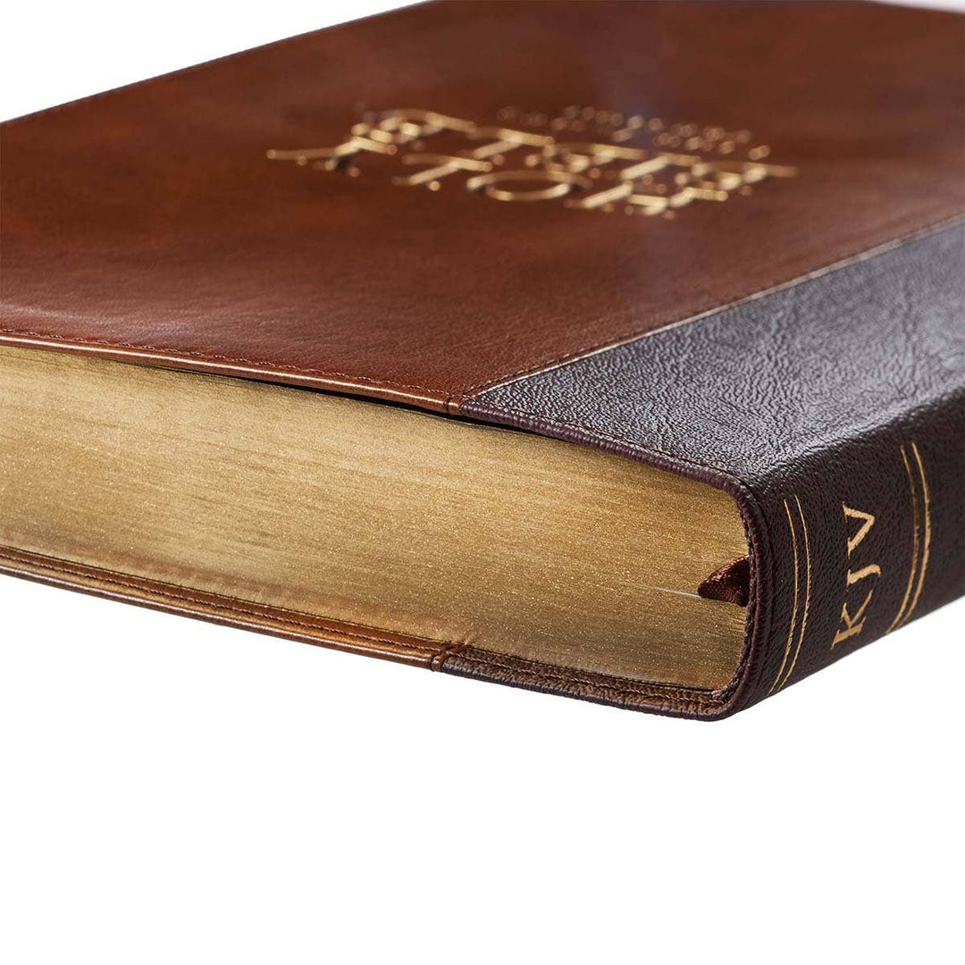 KJV Bible Two Tone Vegan Leather