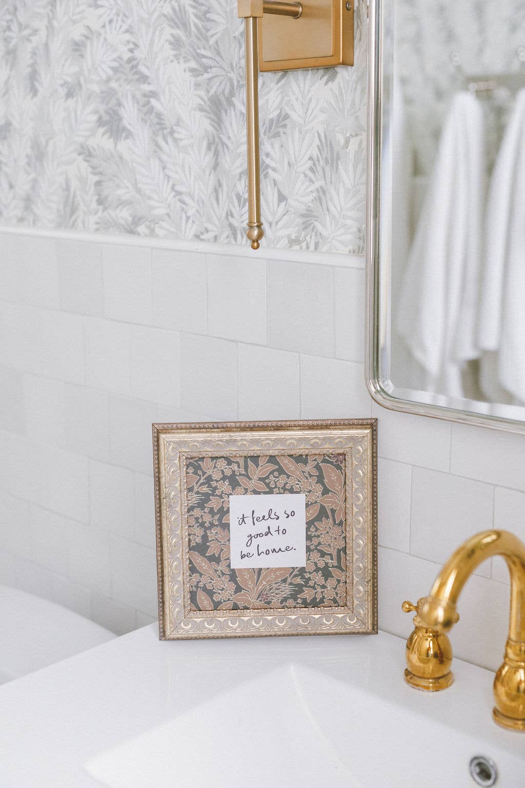 So Good To Be Home Framed Antique