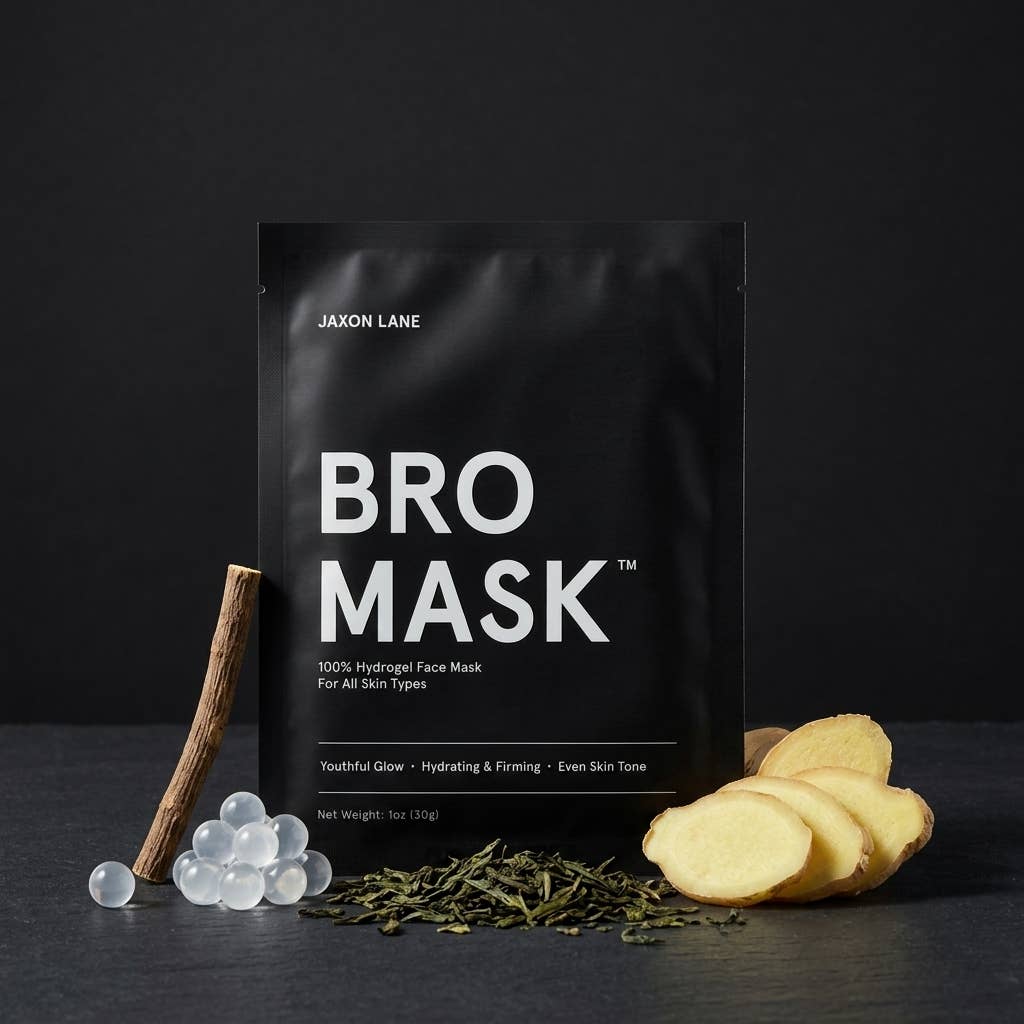 Hydrogel Face Mask for Men - 4-Pack Masks