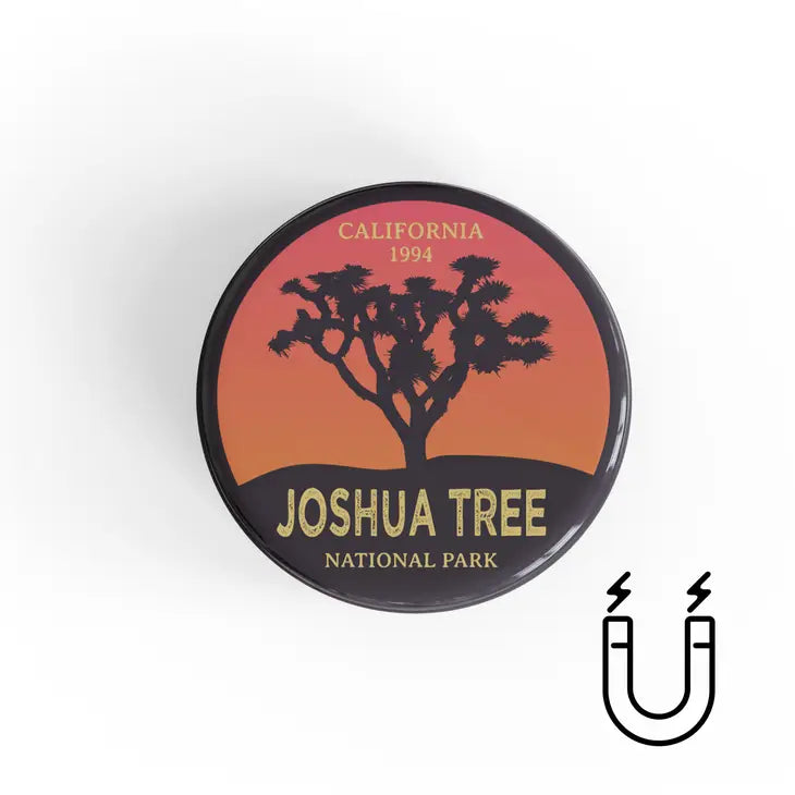 Joshua Tree Button Magnet