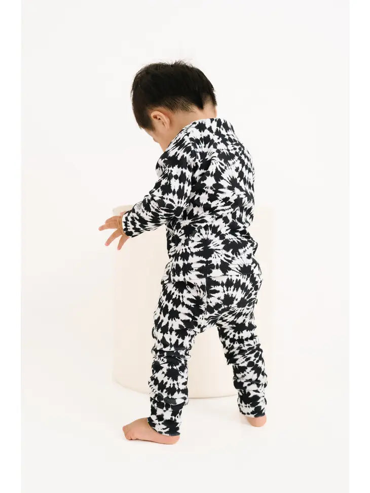 Black Tie Dye Lounge Set