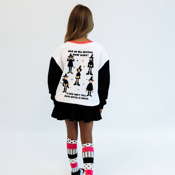 Black\White\Pink knee high socks