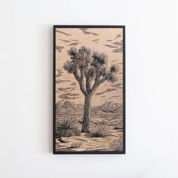 Joshua Tree Engraved Illustration