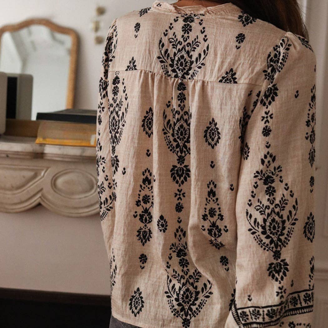 Crosa - Boho Floral Blouse