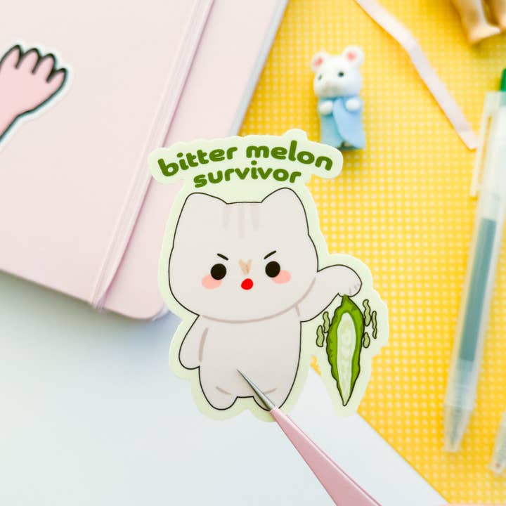 Bitter Melon Vinyl Stickers