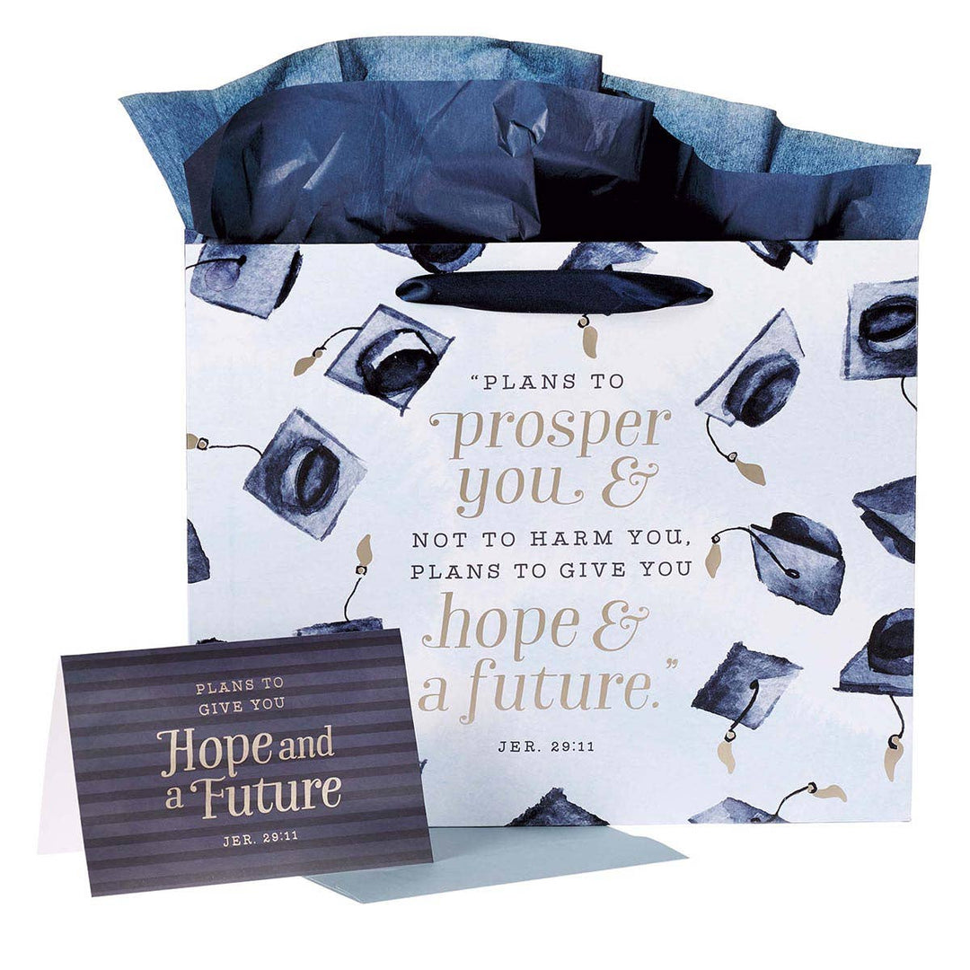 Hope & a Future Large Blue Gift Bag
