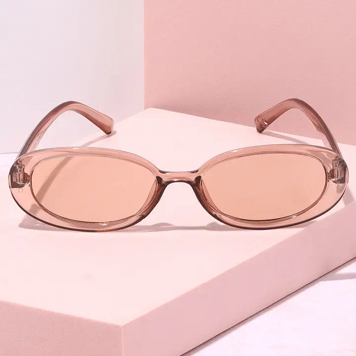 Hamptons Cottage Slim Oval Frame Sunglasses