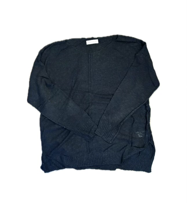 V neck Sweater Tunic Top