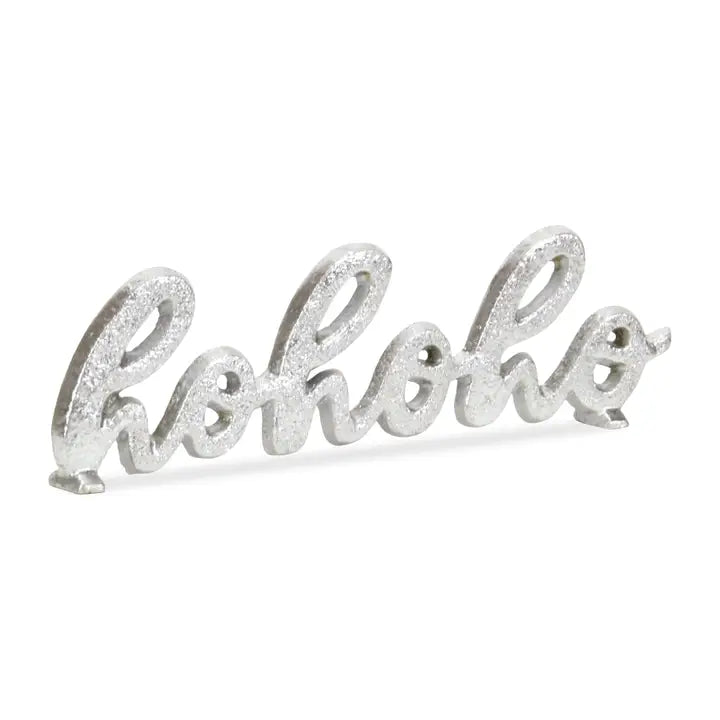 "hohoho" Cast Iron sign