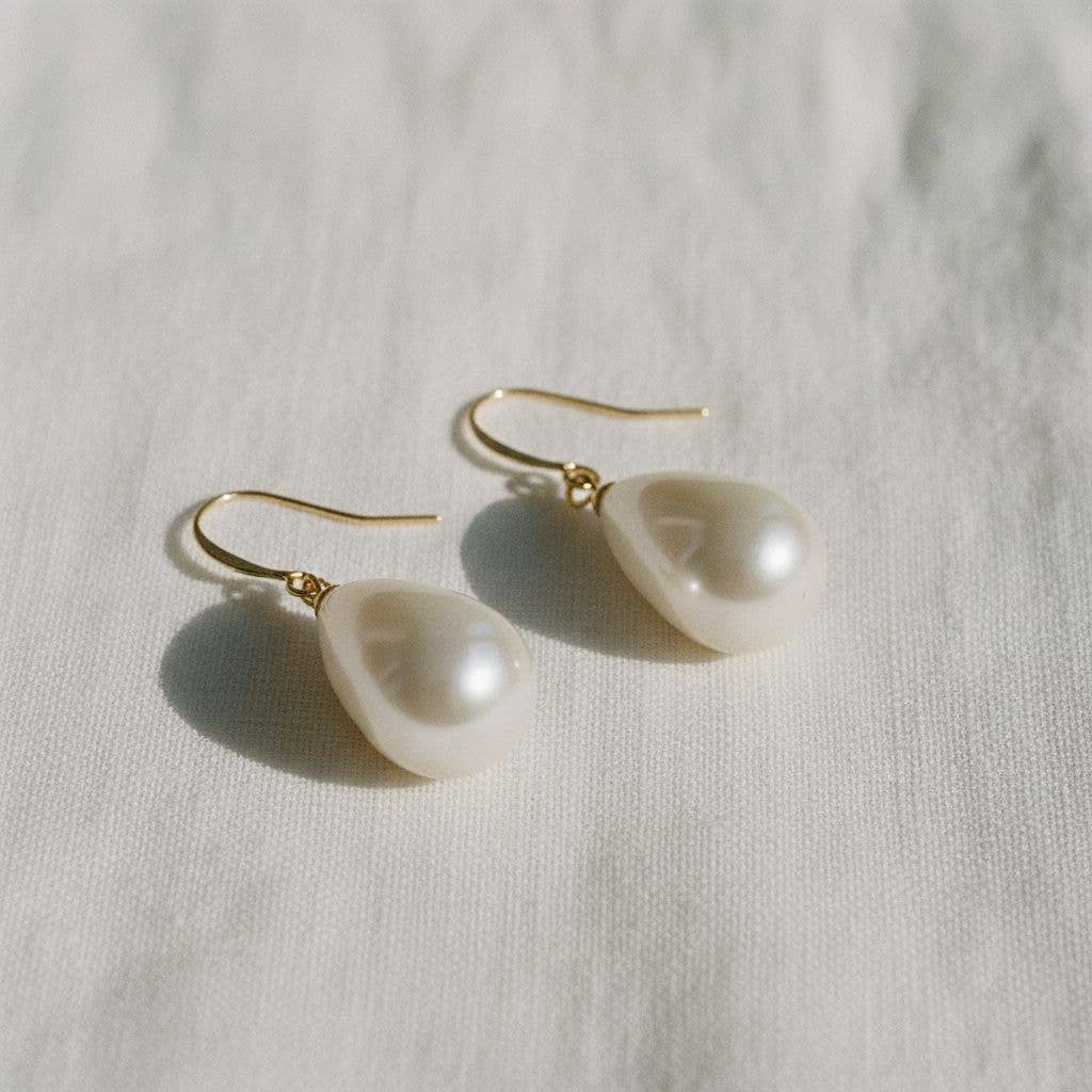 Pearl Water Drop Earrings