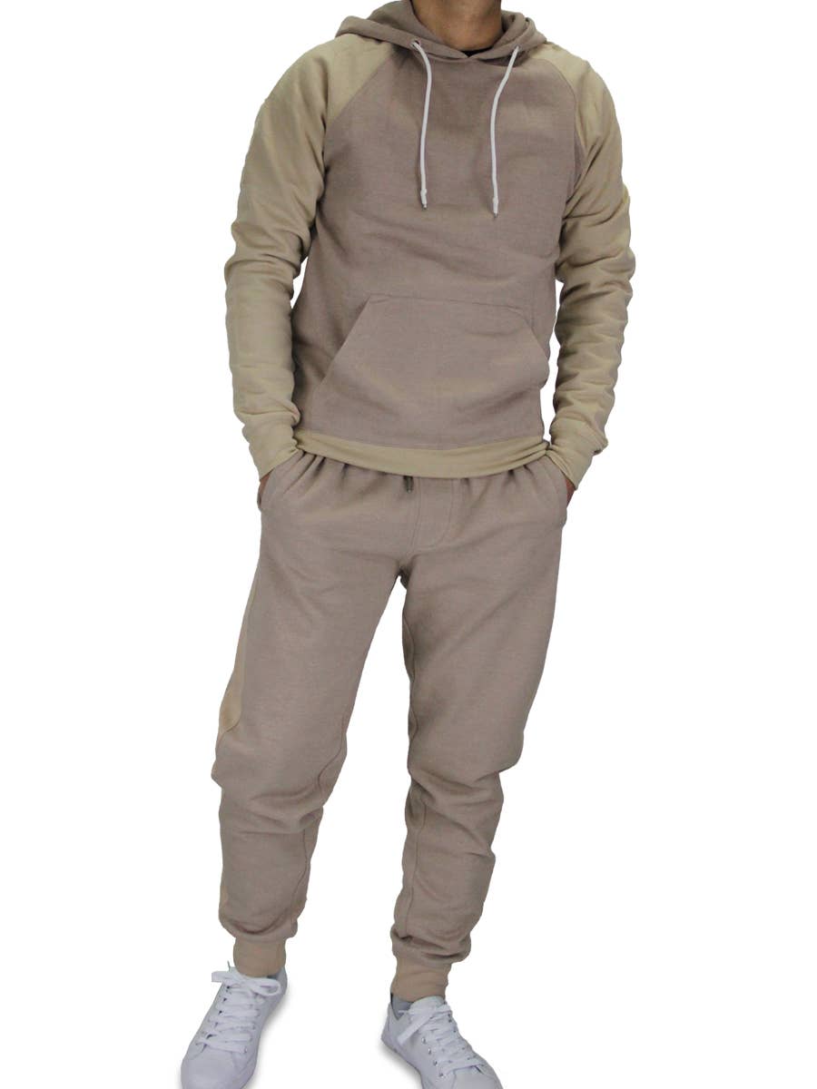 Fleece Pullover Raglan Hoodie