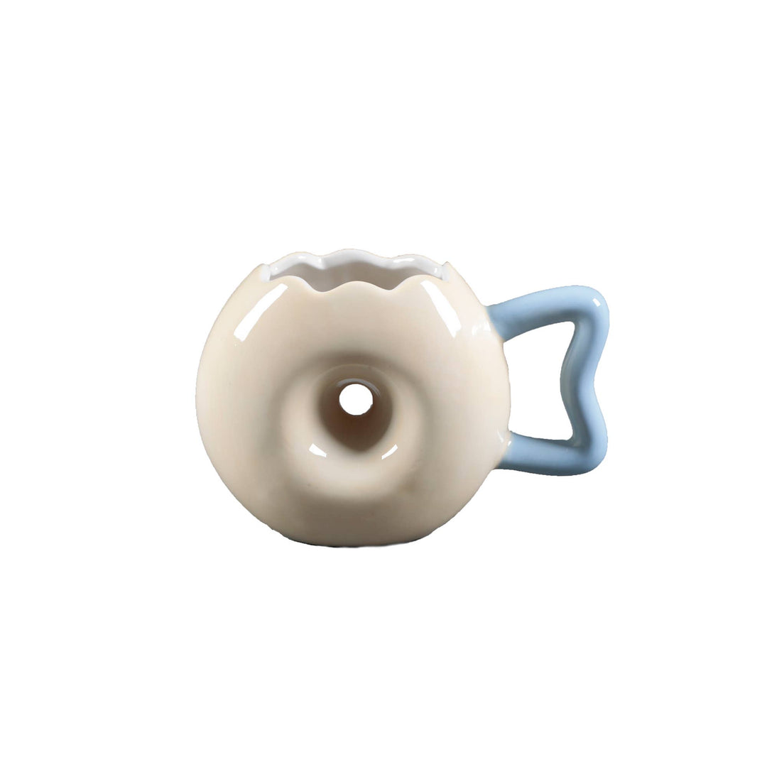 Pink Sprinkle Donut Ceramic Mug