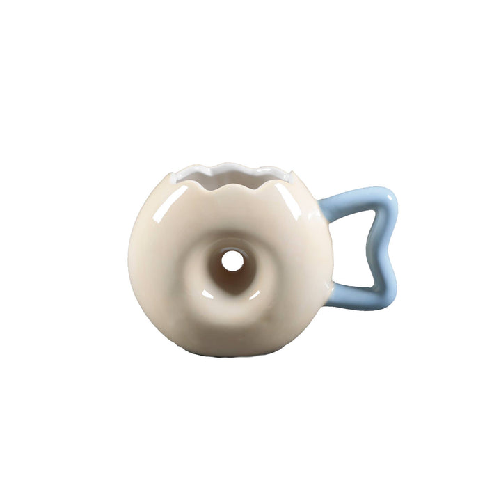 Pink Sprinkle Donut Ceramic Mug