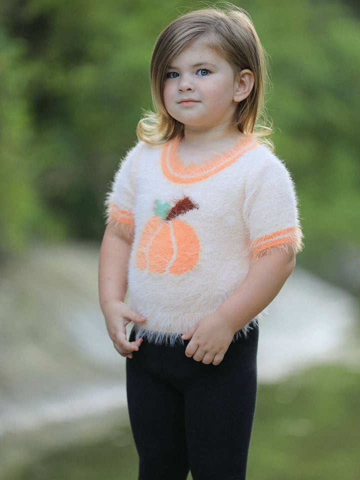 Fall Pumpkin  Girls  Sweater
