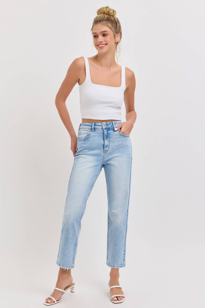 High Rise Crop Jeans