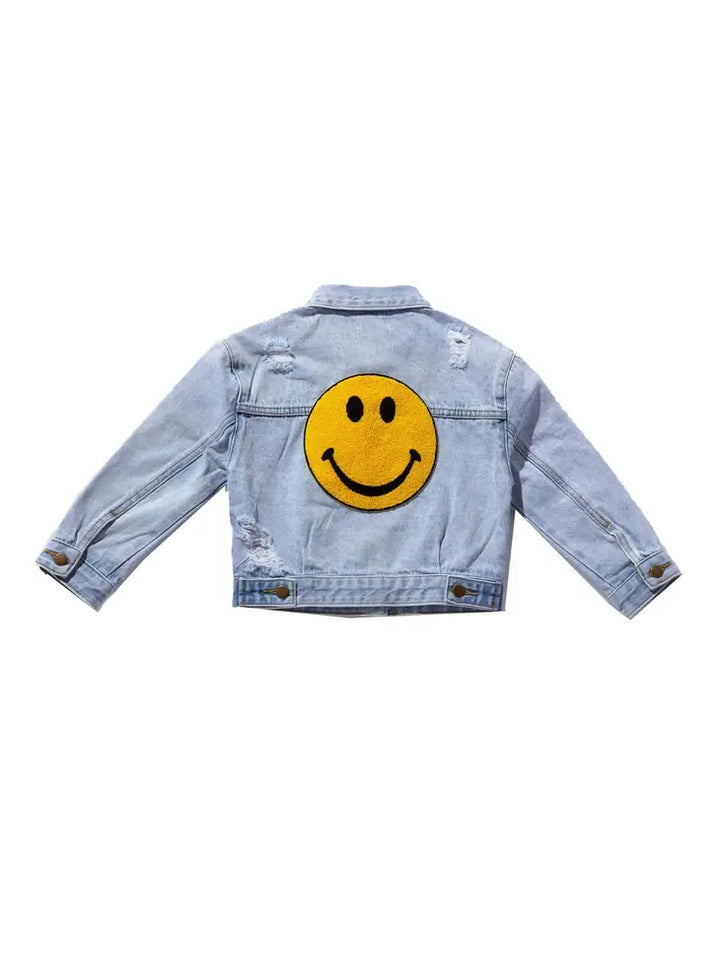 Patched Denim Jacket