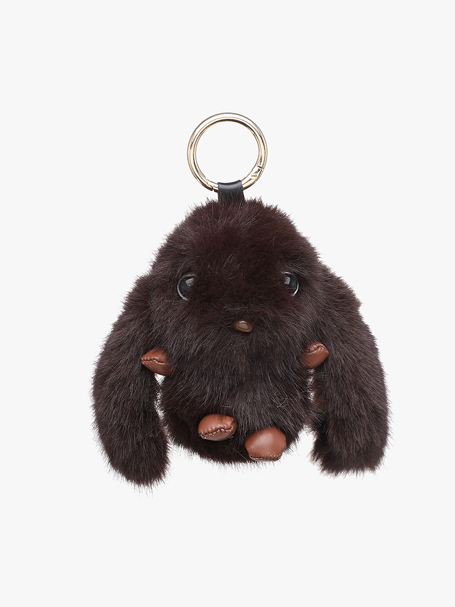 Faux Fur Bunny Bag Charm