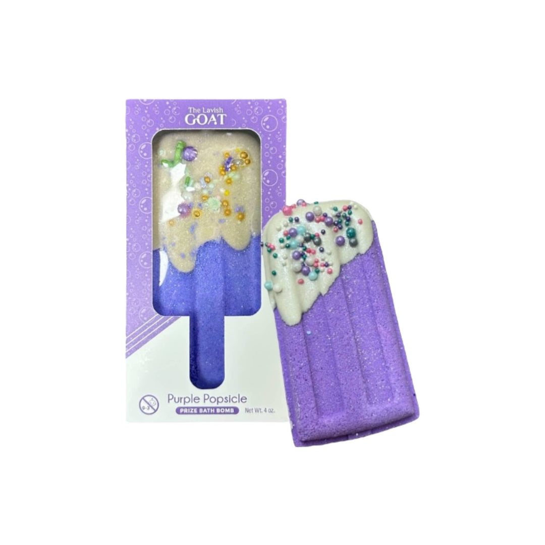 Purple Popsicle Prize Inside Bath Bomb