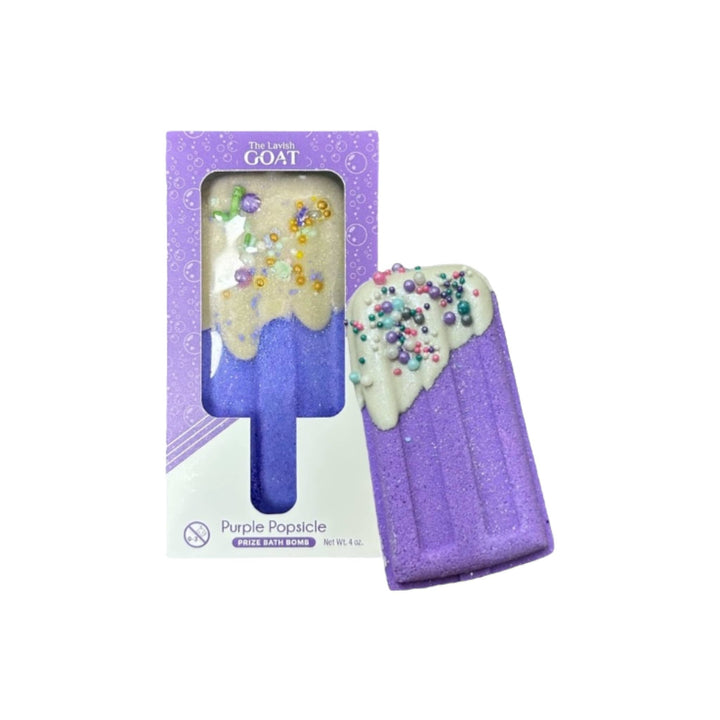 Purple Popsicle Prize Inside Bath Bomb
