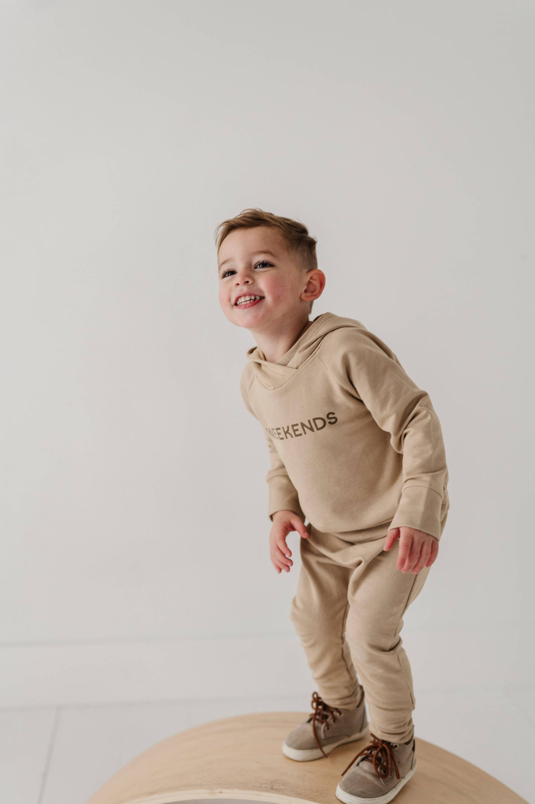 Boy's Raglan Hoodie: Weekends