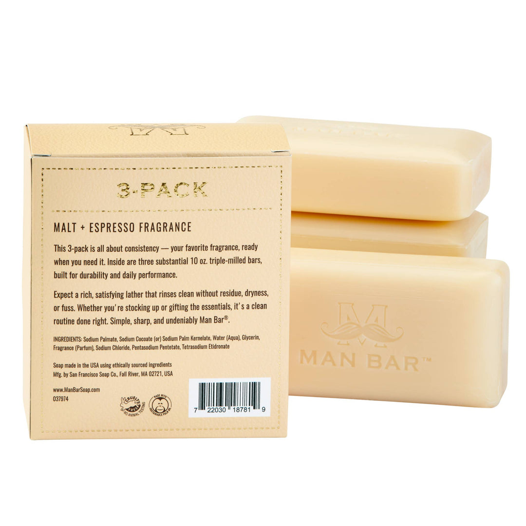 MAN BAR 10OZ REFILL MALT &amp; ESPRESSO