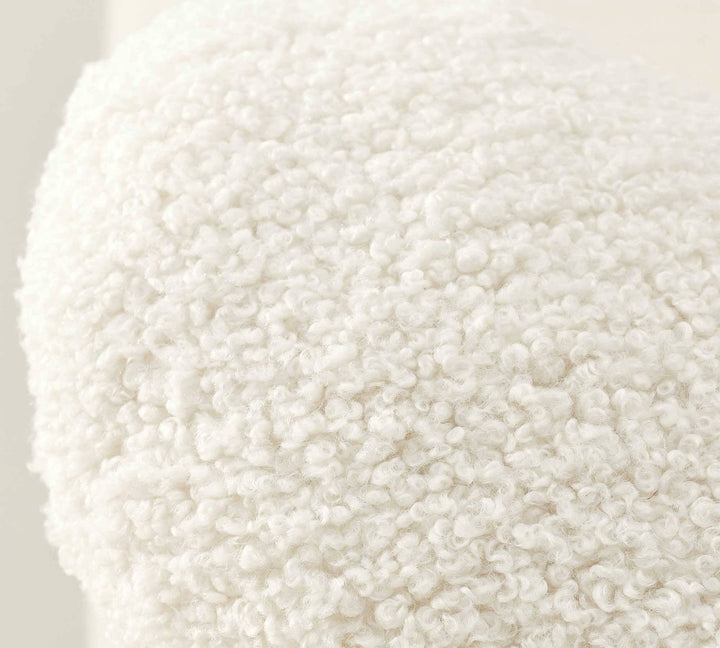 Heart plush throw pillow