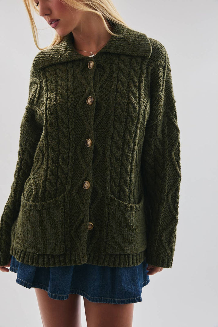 Oversized Cardigan w\Pockets