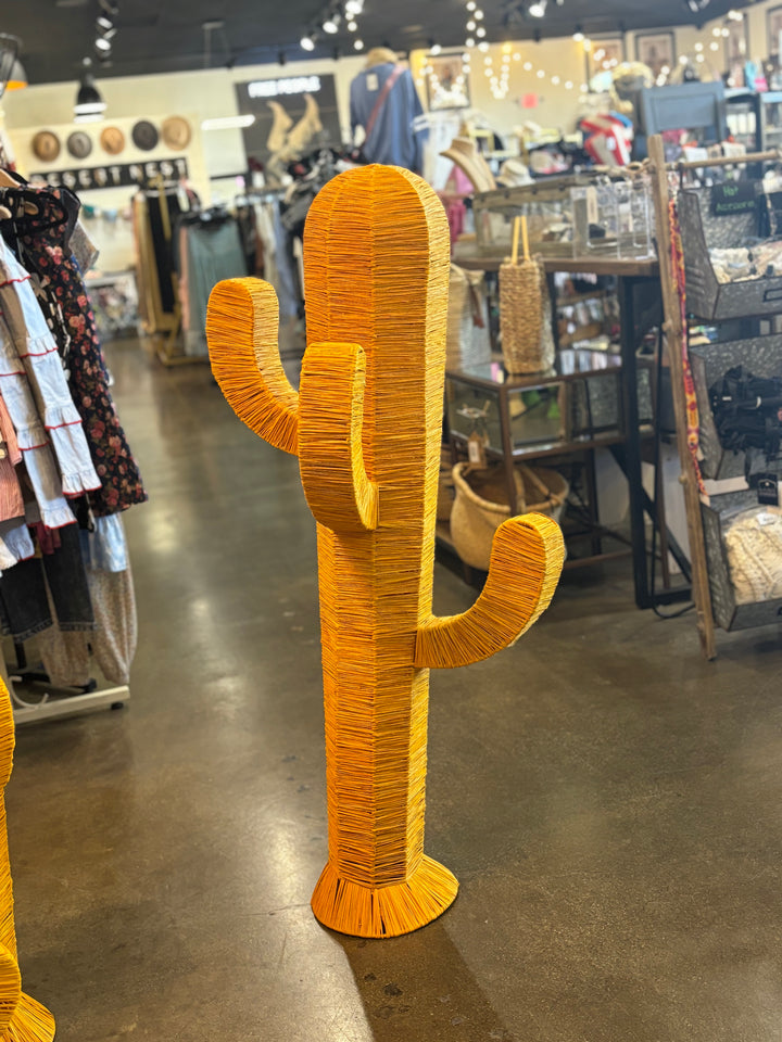 XXL Woven Raffia Cactus