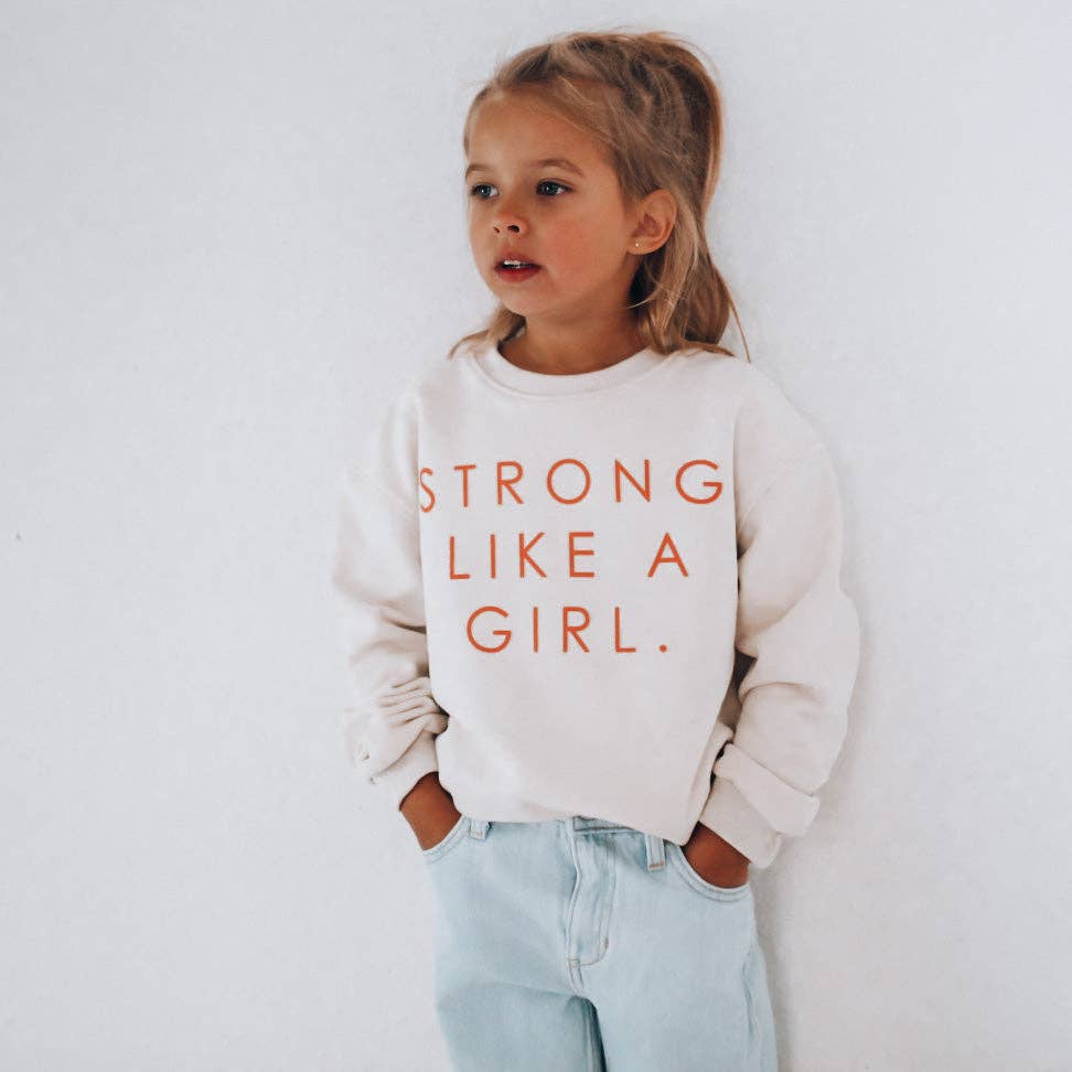 Strong like a girl Pullover