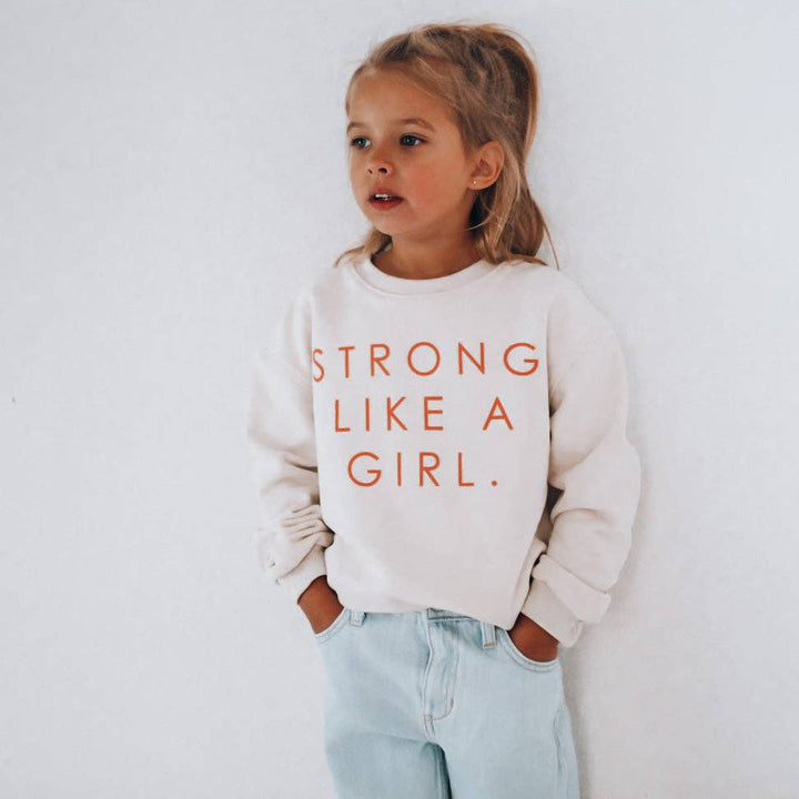 Strong like a girl Pullover