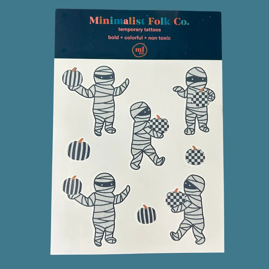 Mummy Temporary Tattoos