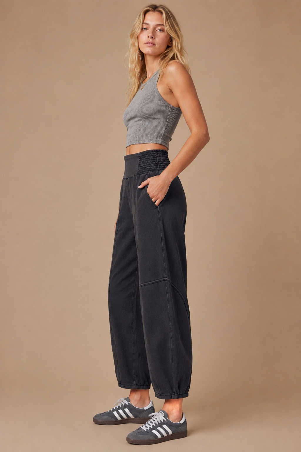 High-Waist Wide-Leg Pants