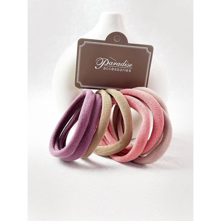 Dusty Multicolor Elastic Hair Ties