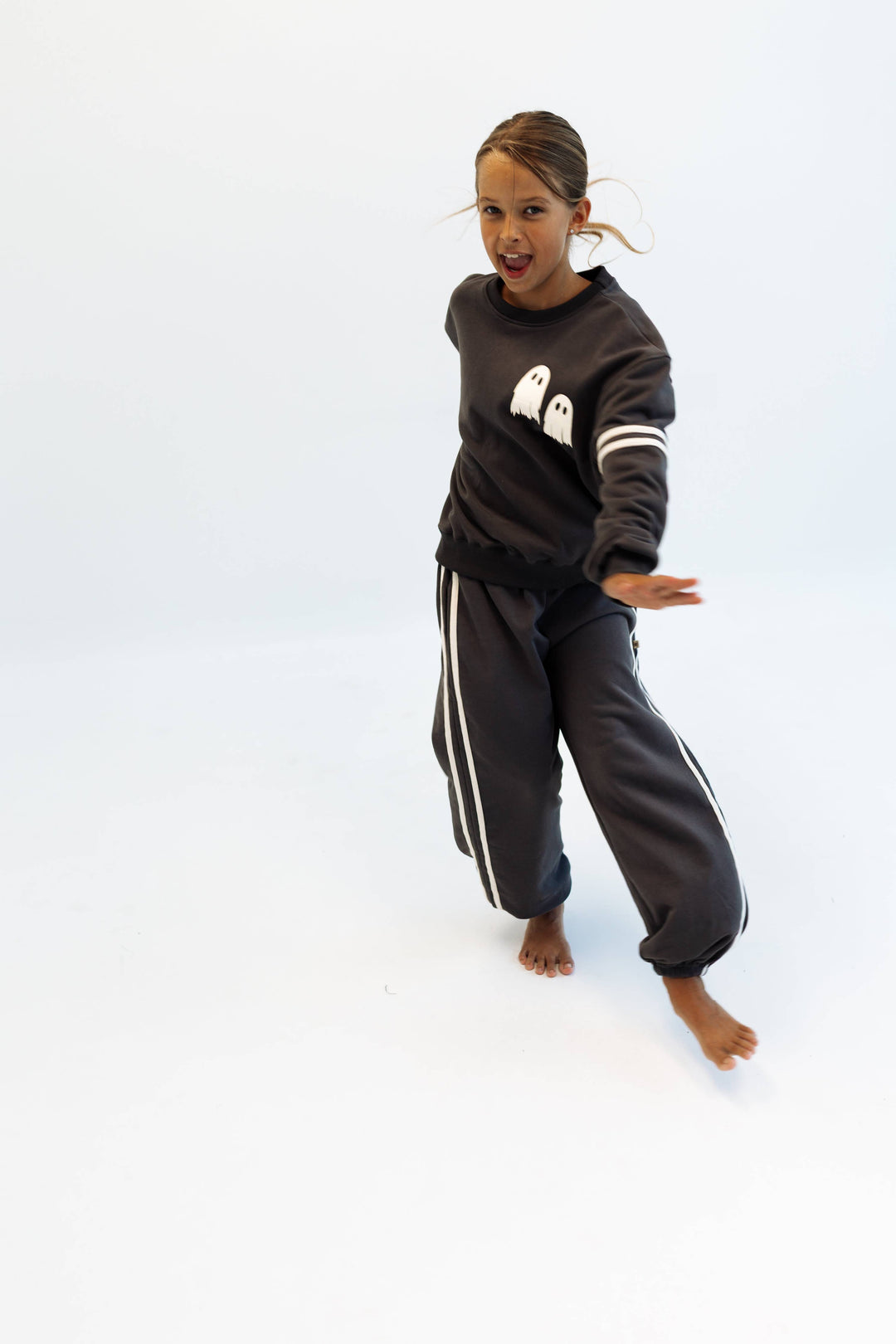 Charcoal &amp; Stripes Joggers