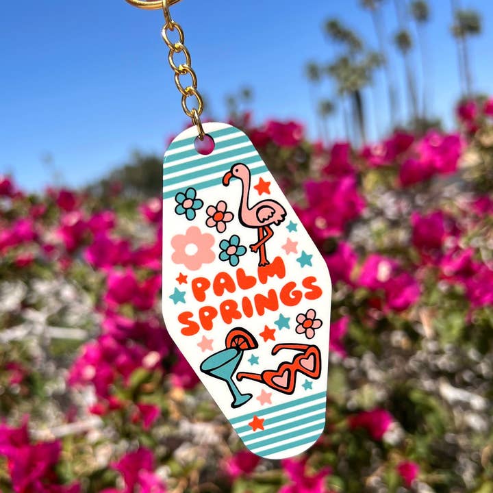 Palm Springs Keychain