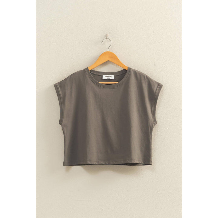 Classic Crew Neck Sleeveless Top