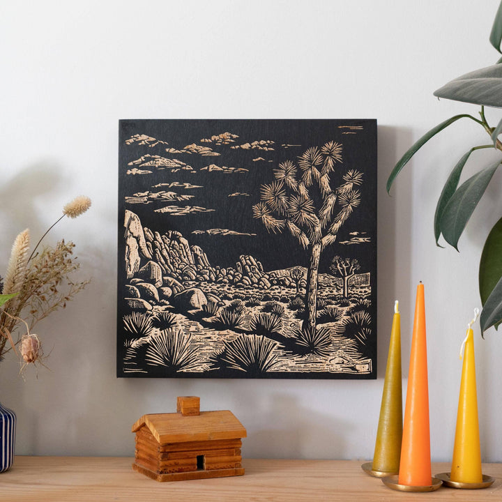 Joshua Tree Engraved Illustration