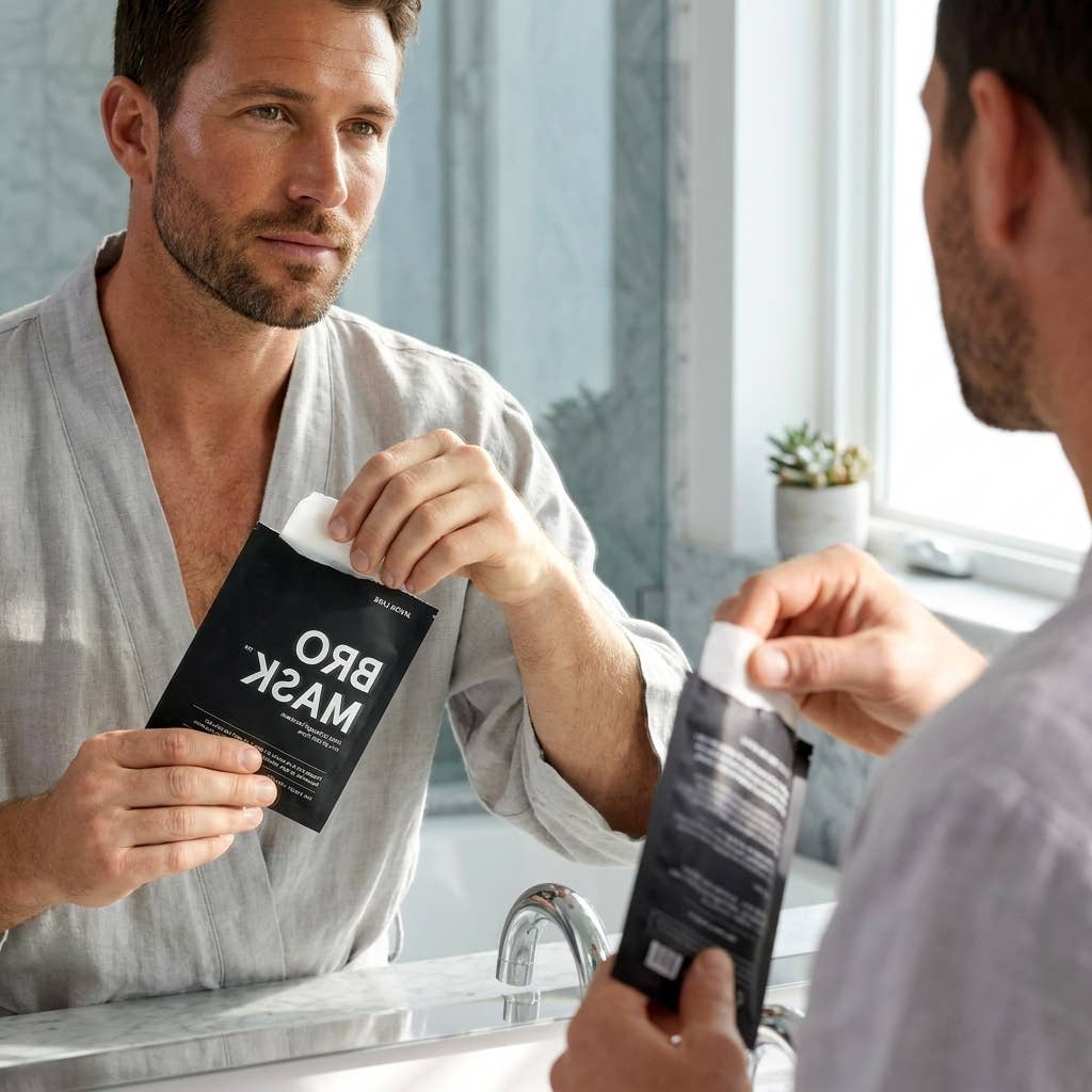 Hydrogel Face Mask for Men - 4-Pack Masks
