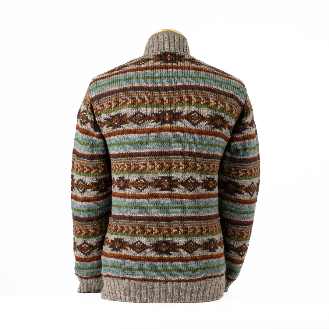 Redford Full Zip Wool Sweater