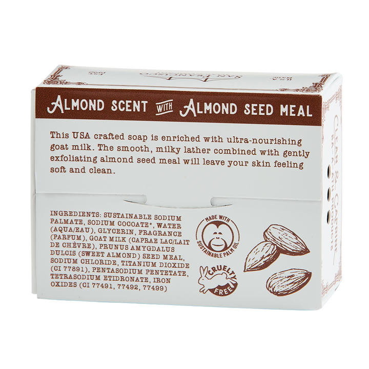 Almond Goat Milk 5oz pressed bar soap