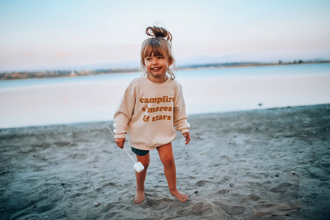 Campfire s'mores & stars Pullover