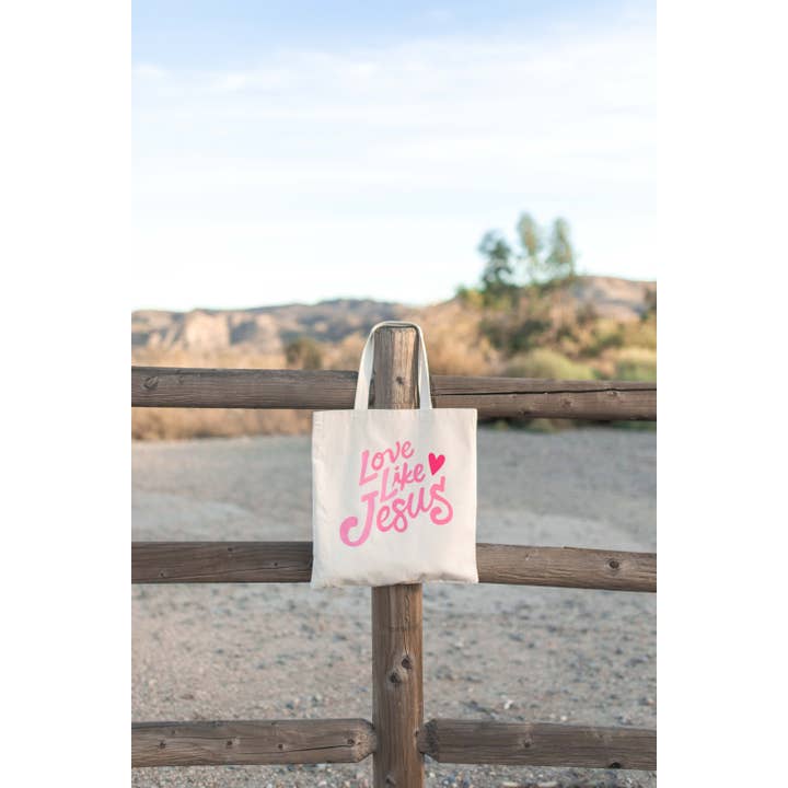 Love Like Jesus Tote Bag Organic