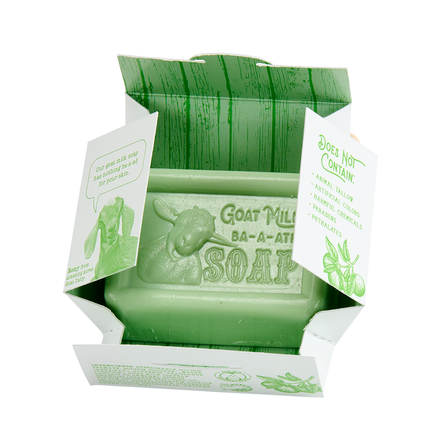 Jabara Goat Milk 5oz pressed bar soap