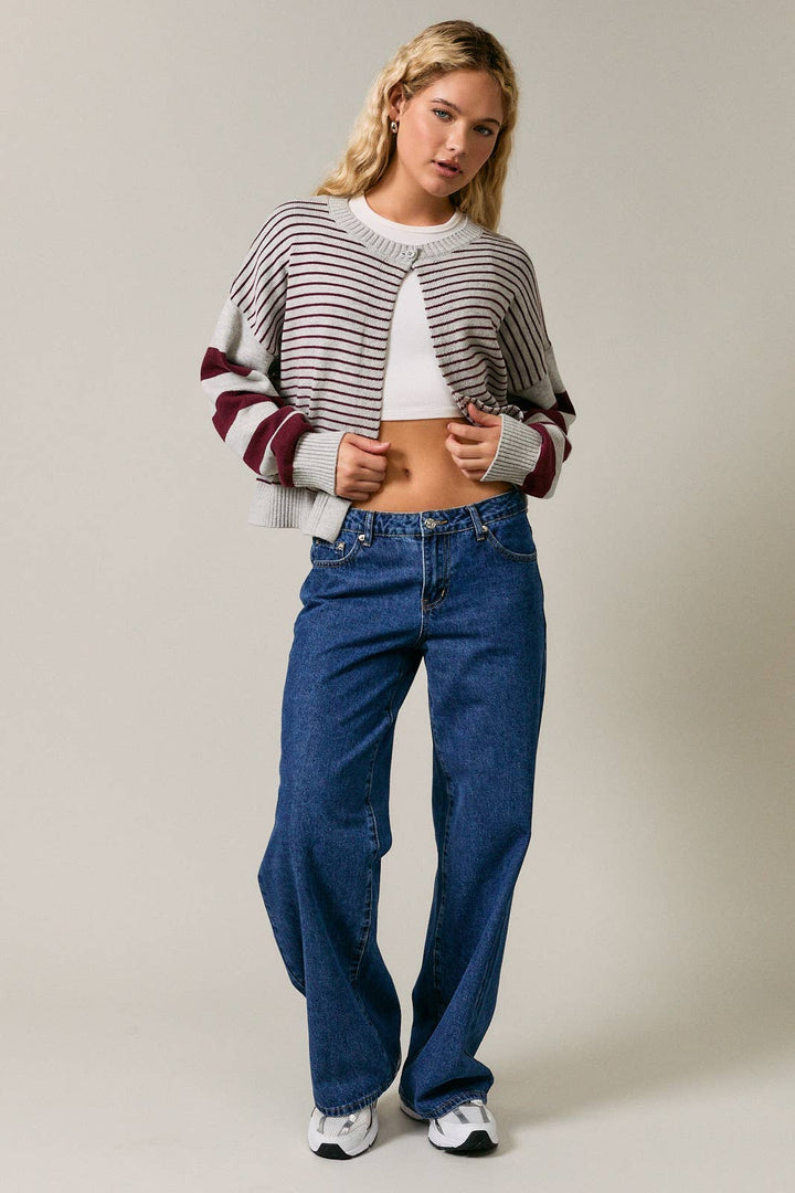 Stripe Cardigan